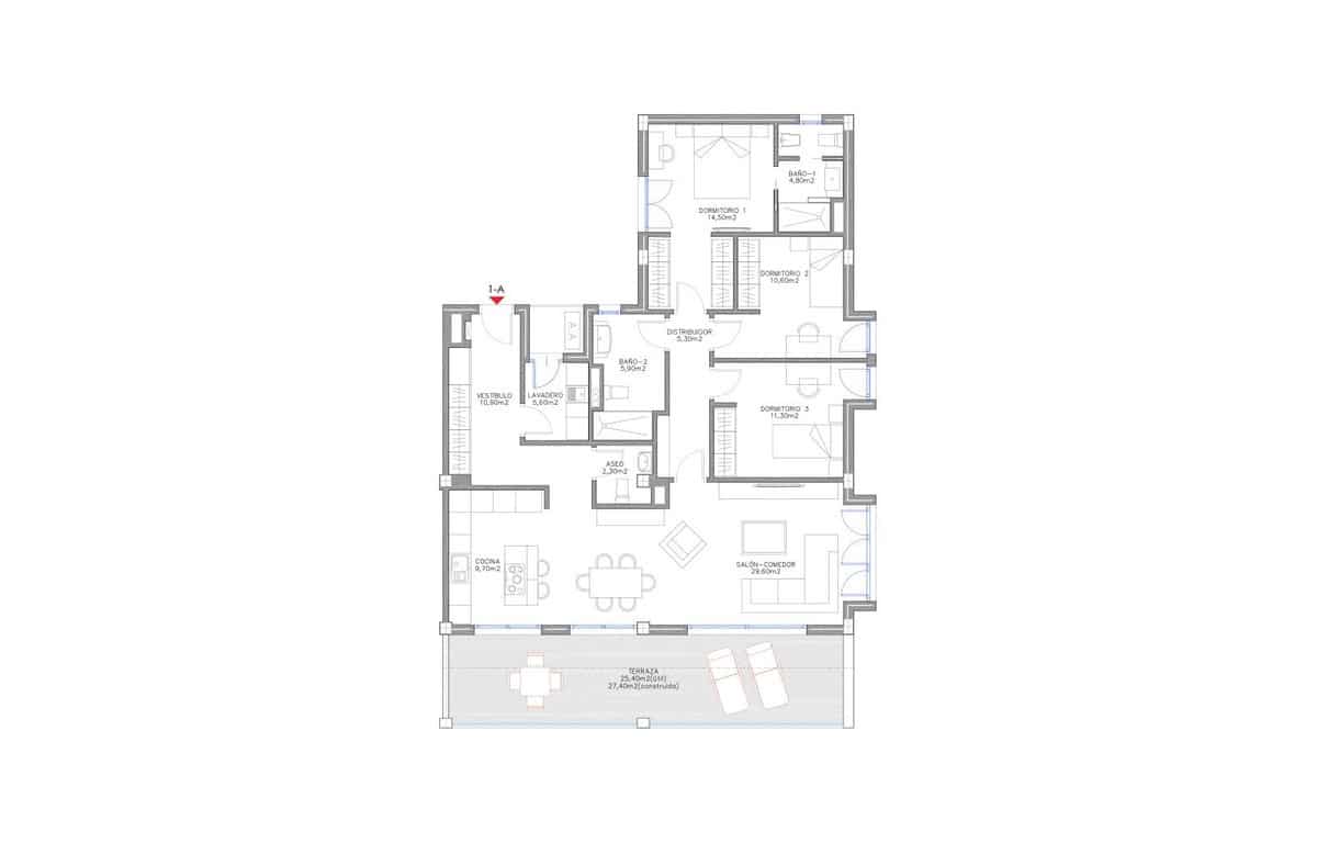Apartamento de 3 habitaciones en Benalmadena Costa en venta con garaje - 680.000 € (Ref: 8154048)