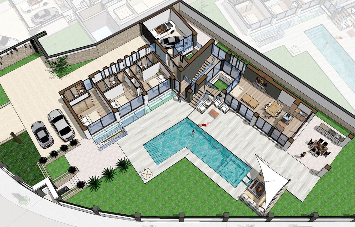 5 bedroom Villa for sale in El Chaparral with pool garage - € 2,548,000 (Ref: 8243695)