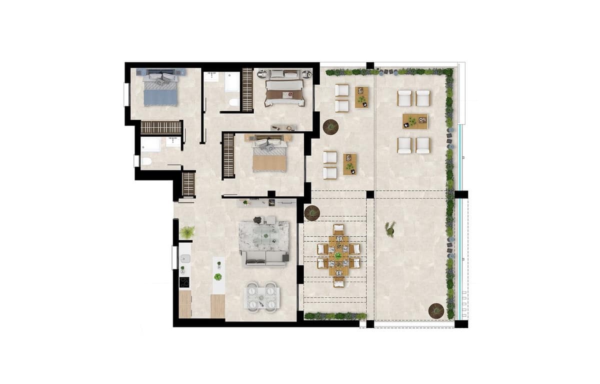 3 Zimmer Apartment zu verkaufen in Casares mit Pool Garage - 545.000 € (Ref: 8243708)