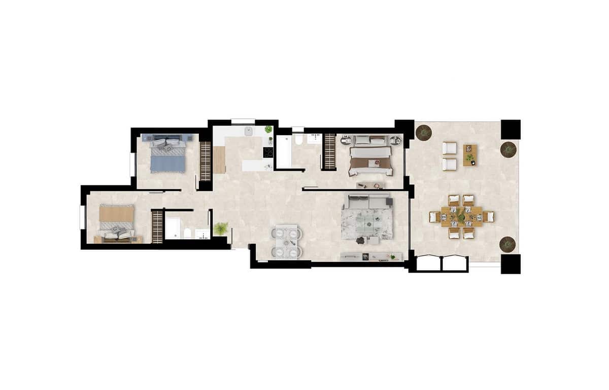 3 Zimmer Apartment zu verkaufen in Casares mit Pool Garage - 545.000 € (Ref: 8243708)