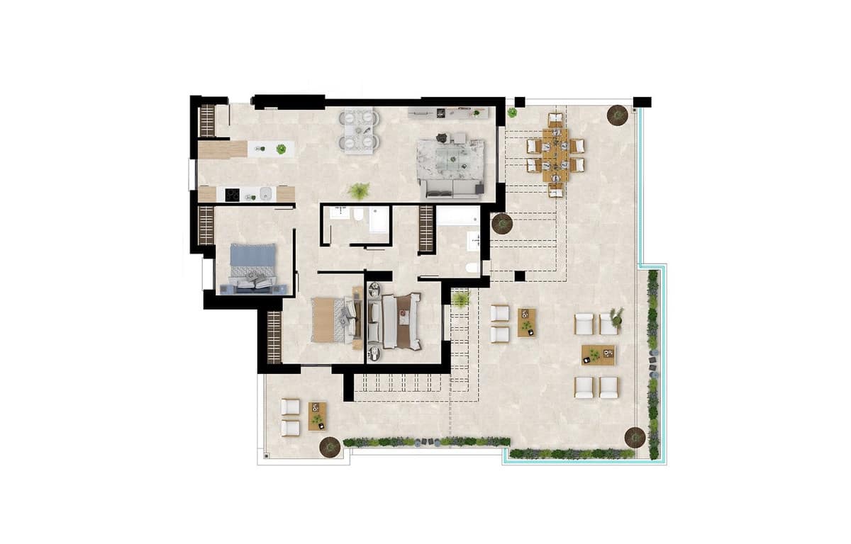 3 Zimmer Apartment zu verkaufen in Casares mit Pool Garage - 545.000 € (Ref: 8243708)