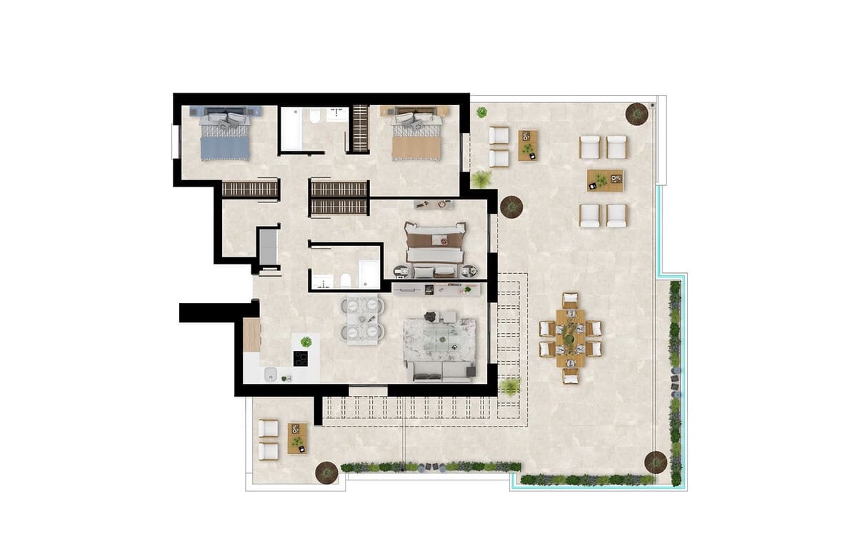 3 Zimmer Apartment zu verkaufen in Casares mit Pool Garage - 545.000 € (Ref: 8243708)