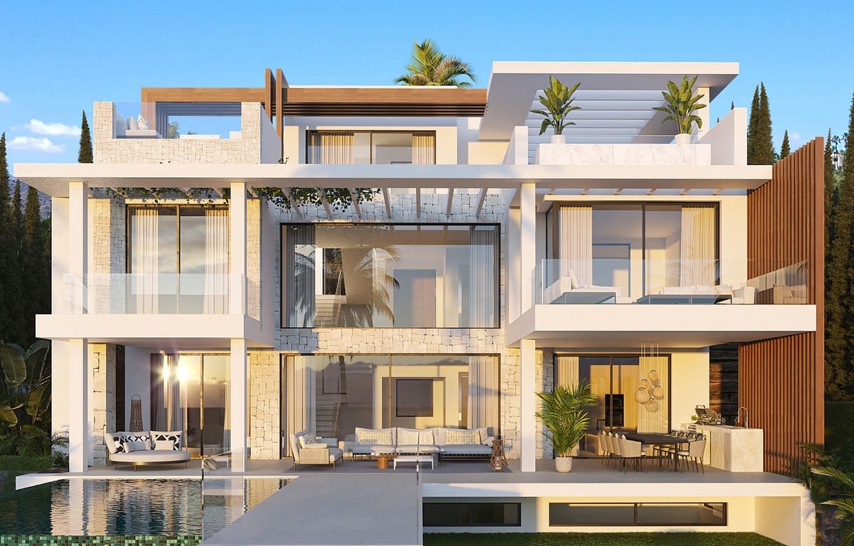 3 soverom Villa til salgs i New Golden Mile med svømmebasseng garasje - € 3 250 000 (Ref: 8254709)