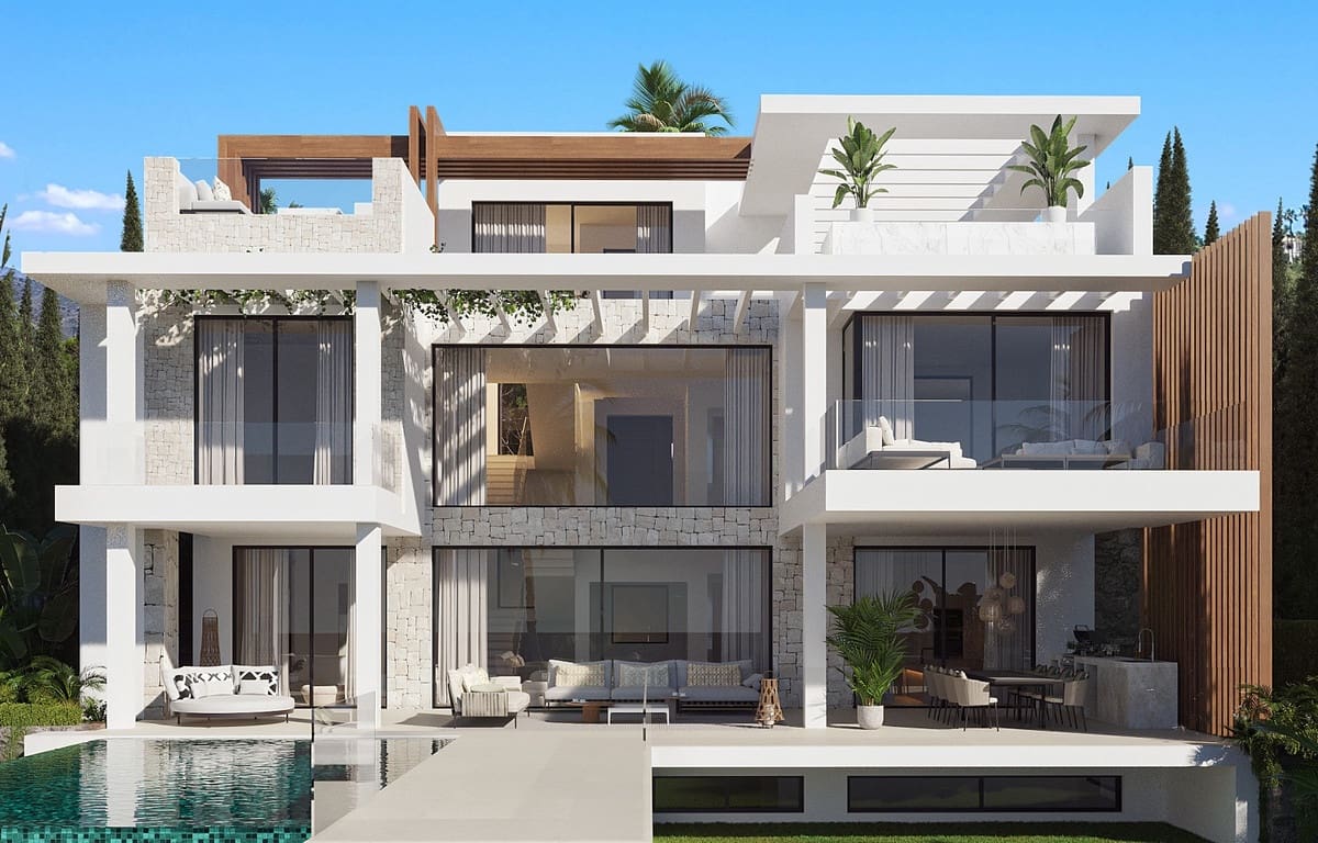 3 soverom Villa til salgs i New Golden Mile med svømmebasseng garasje - € 3 250 000 (Ref: 8254709)