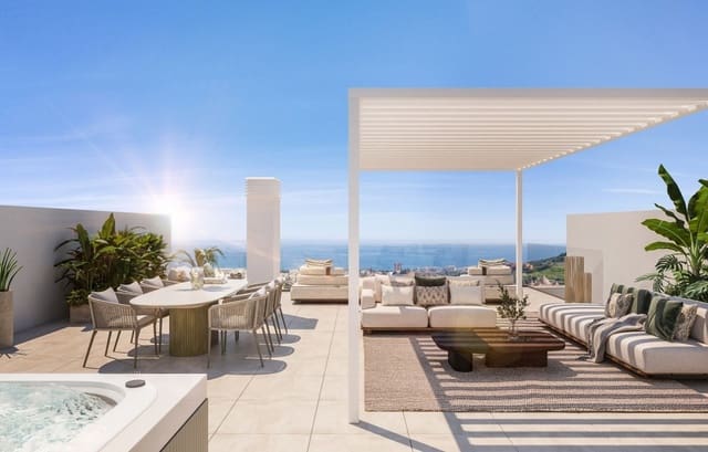 3 sypialnia Penthouse na sprzedaż w Manilva z basenem garażem - 398 000 € (Ref: 8340320)