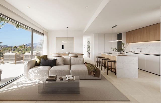 2 chambre Appartement à vendre à El Chaparral, Mijas avec piscine garage - 451 000 € (Ref: 8725137)