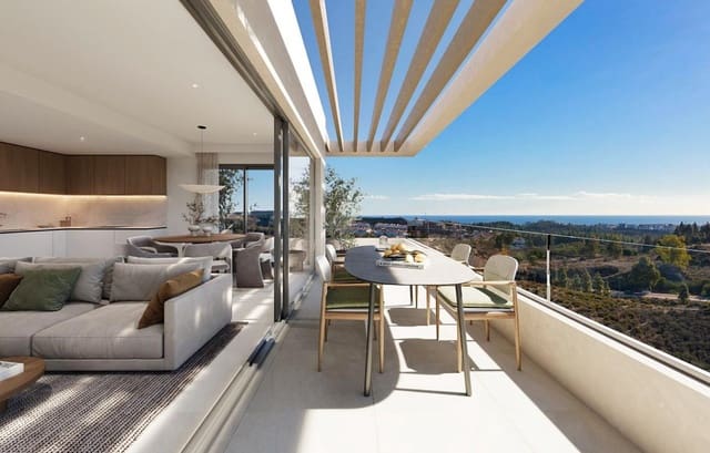 2 chambre Appartement à vendre à El Chaparral, Mijas avec piscine garage - 451 000 € (Ref: 8725137)