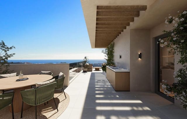 3 chambre Appartement à vendre à El Chaparral, Mijas avec piscine garage - 581 000 € (Ref: 8725189)