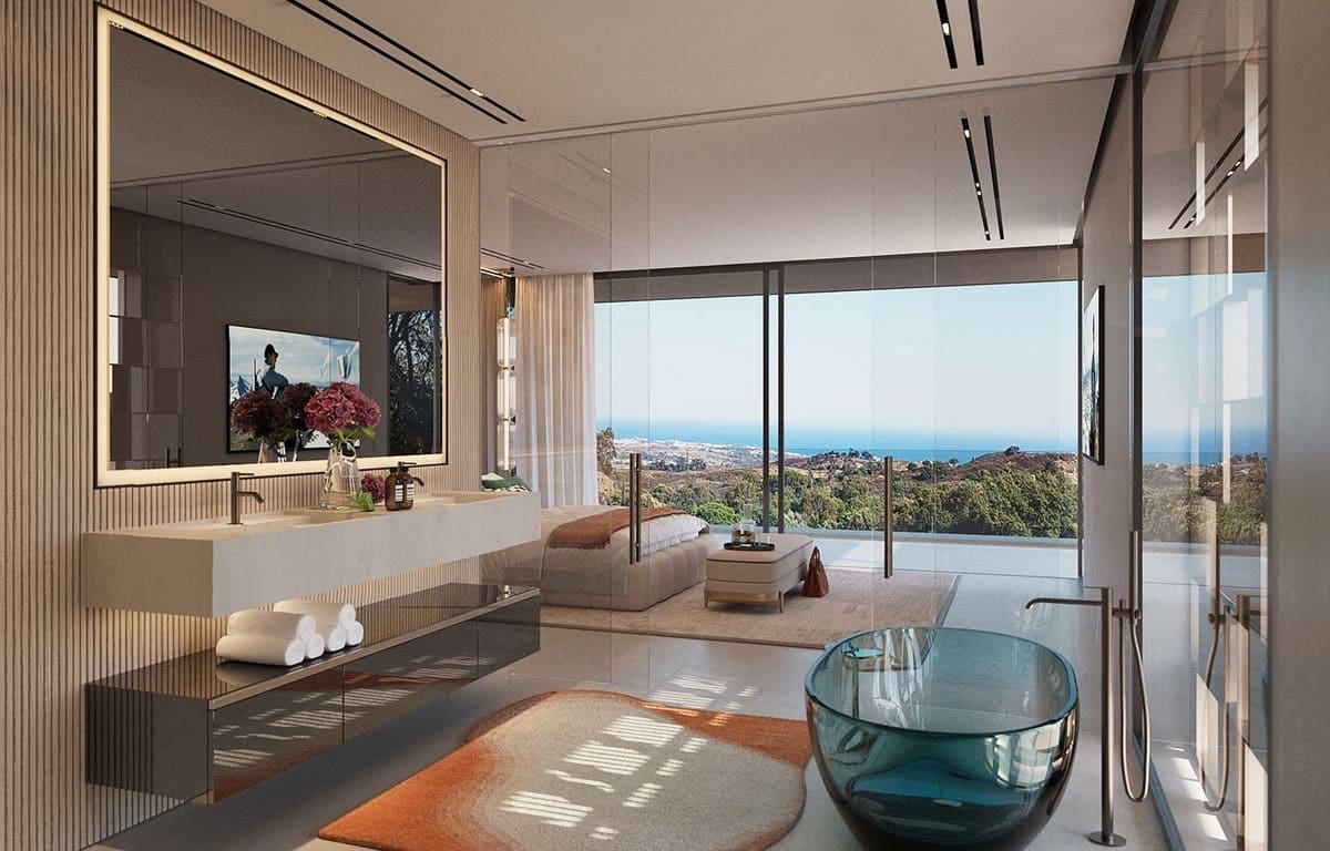 3 sypialnia Dom blizniak na sprzedaż w La Mairena z basenem garażem - 1 050 000 € (Ref: 8826124)