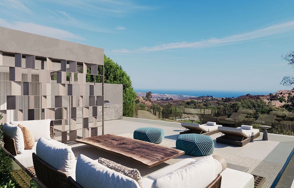 3 sypialnia Dom blizniak na sprzedaż w La Mairena z basenem garażem - 1 050 000 € (Ref: 8826124)