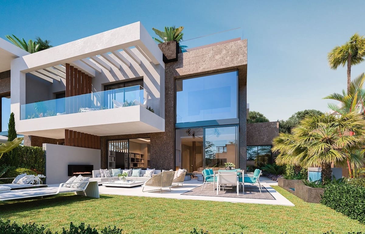 4 sypialnia Dom blizniak na sprzedaż w Marbella z basenem garażem - 1 675 000 € (Ref: 8834910)