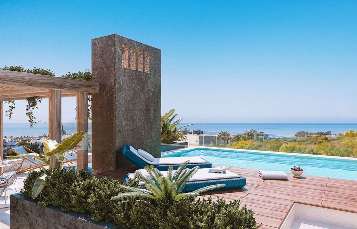 4 sypialnia Dom blizniak na sprzedaż w Marbella z basenem garażem - 1 675 000 € (Ref: 8834910)