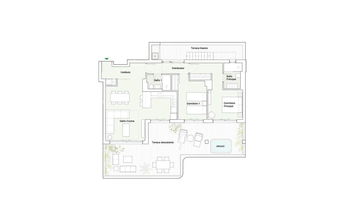 2 bedroom Apartment for sale in La Cala de Mijas with pool garage - € 535,000 (Ref: 9096966)