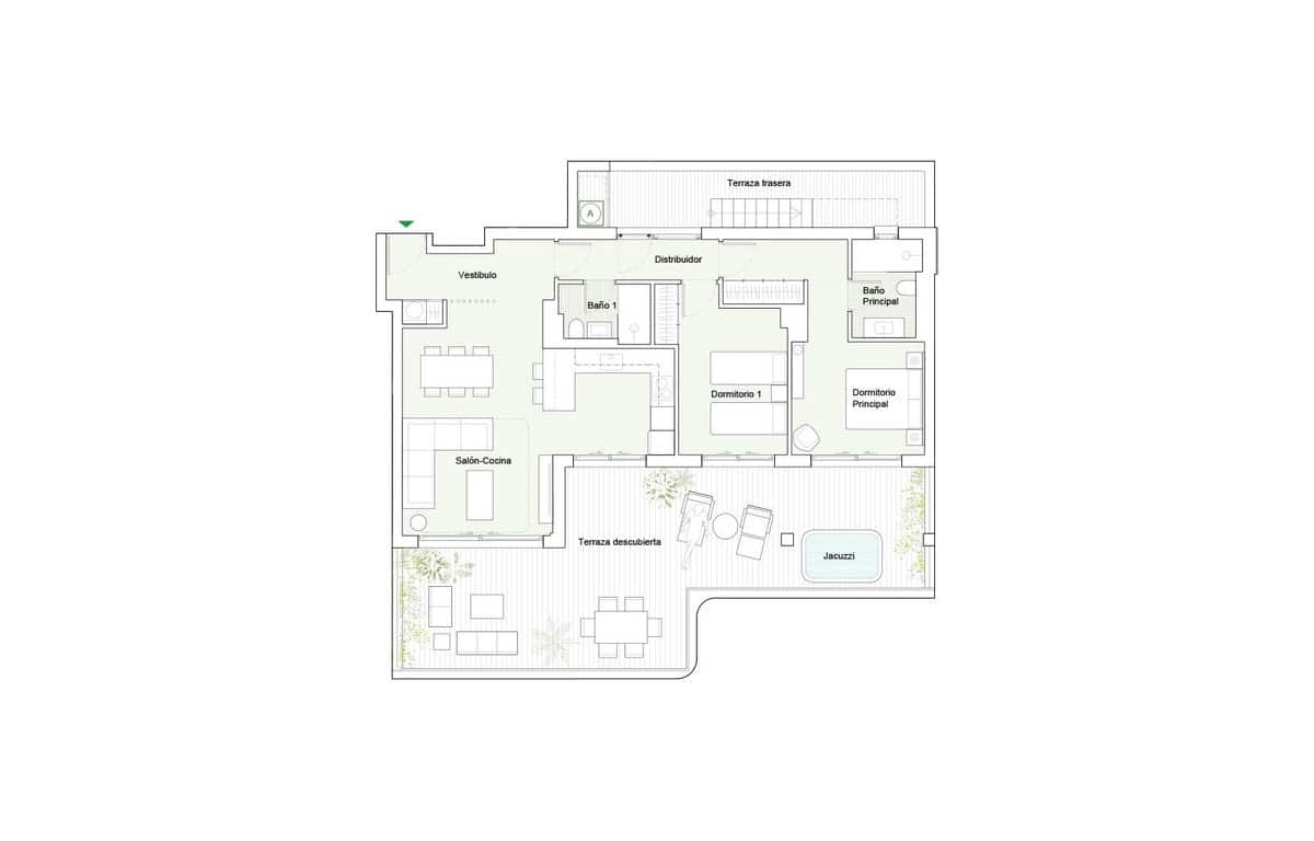 2 soveværelse Lejlighed til salg i La Cala de Mijas med swimmingpool garage - € 510.000 (Ref: 9096966)