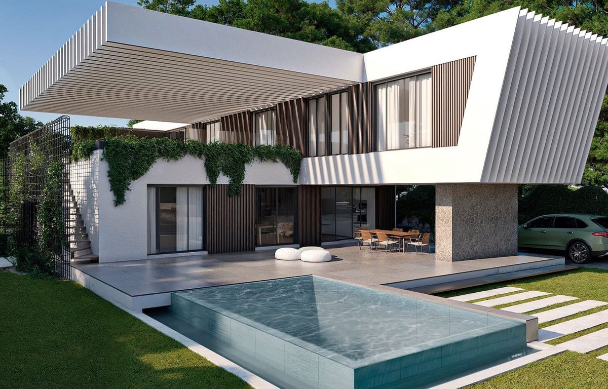 4 soverom Kjedet enebolig til salgs i Estepona med svømmebasseng garasje - € 1 250 000 (Ref: 9272942)