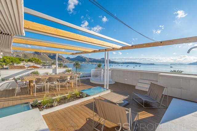 4 chambre Penthouse à vendre à Port de Pollença, Pollensa / Pollença avec piscine garage - 2 700 000 € (Ref: 10165345)
