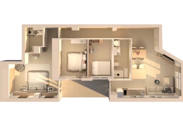 3 sypialnia Apartament na sprzedaż w Port de Pollença, Pollensa / Pollença - 241 000 € (Ref: 9763261)