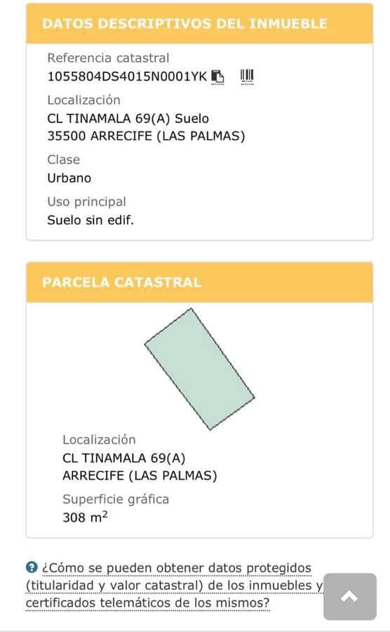 Byggetomt til salgs i Arrecife - € 157 500 (Ref: 8990369)