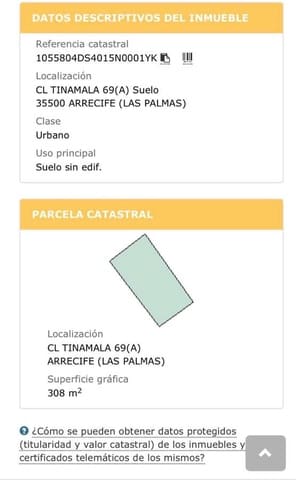 Byggegrund til salg i Arrecife - € 157.500 (Ref: 8990369)