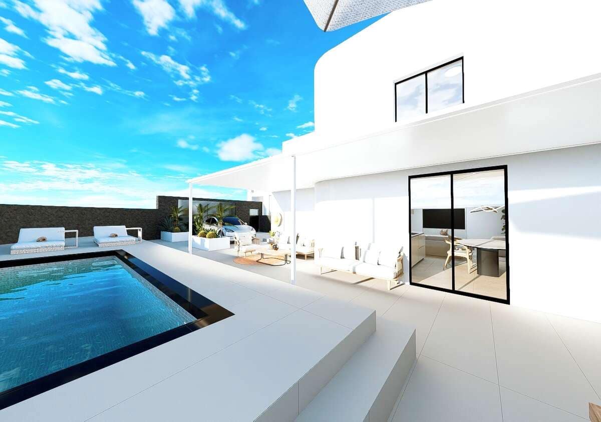 3 chambre Villa/Maison à vendre à Puerto del Carmen avec piscine garage - 795 000 € (Ref: 9777527)