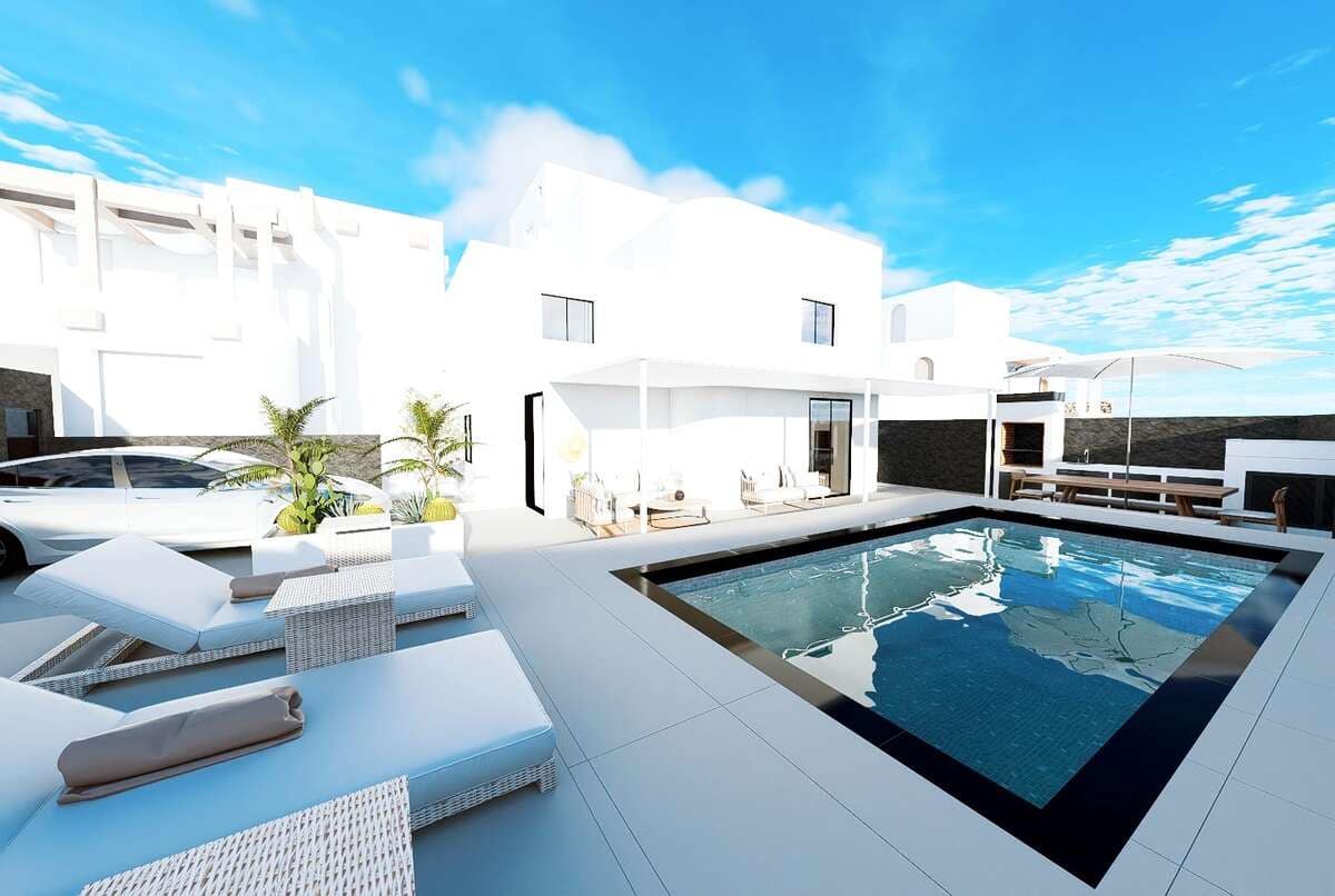 3 chambre Villa/Maison à vendre à Puerto del Carmen avec piscine garage - 795 000 € (Ref: 9777527)