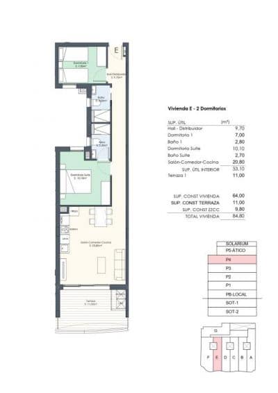 Apartamento de 2 habitaciones en Torrevieja en venta con piscina - 309.000 € (Ref: 10006327)