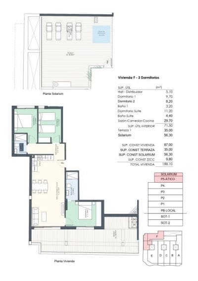 Apartamento de 2 habitaciones en Torrevieja en venta con piscina - 309.000 € (Ref: 10006327)