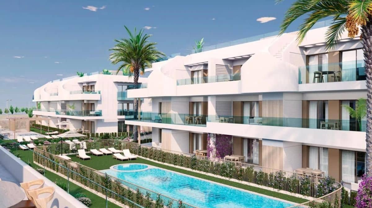 Apartamento de 2 habitaciones en Pilar de la Horadada en venta con piscina - 249.000 € (Ref: 10009099)