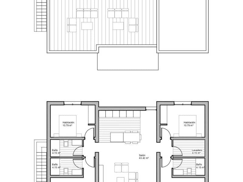 4 camera da letto Villa in vendita in Roldan con piscina - 674.500 € (Rif: 10037461)
