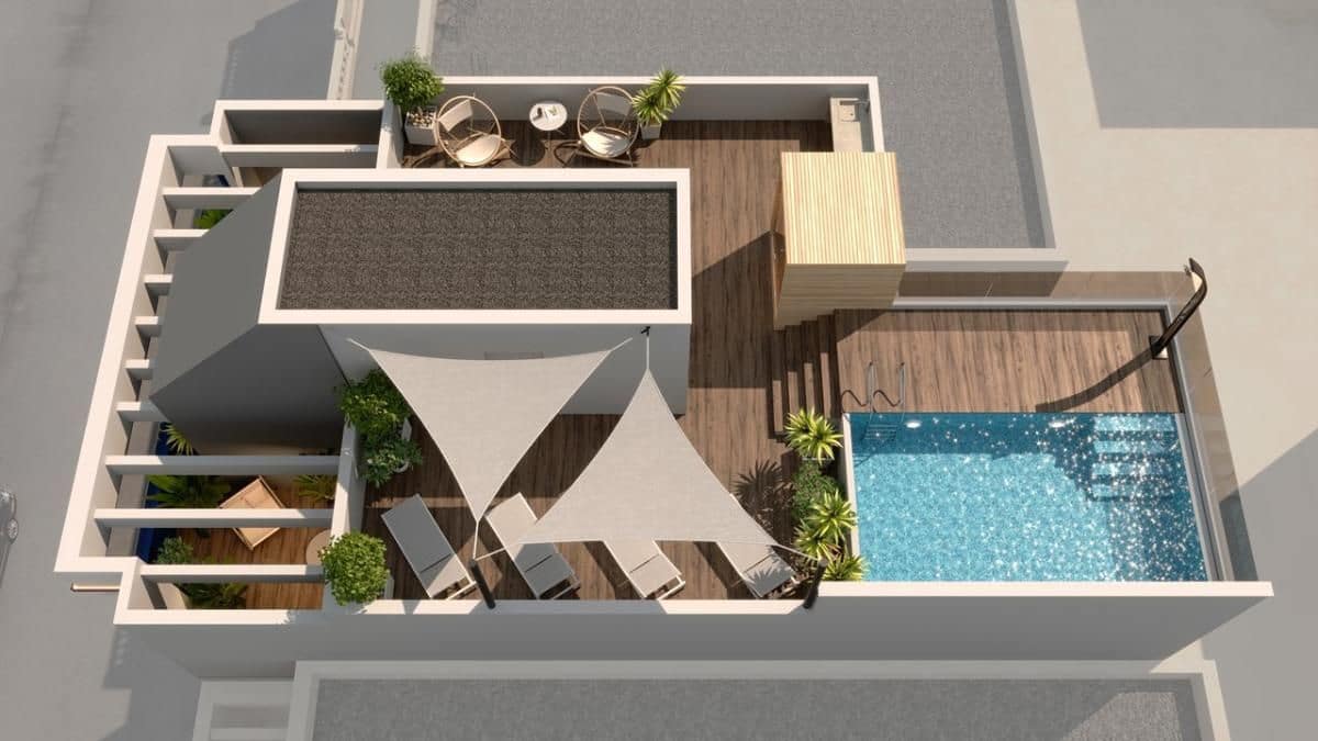 1 soverom Leilighet til salgs i Torrevieja med svømmebasseng - € 275 000 (Ref: 10115872)