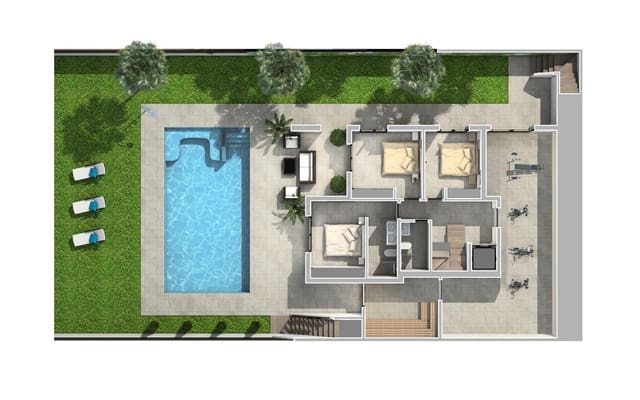 3 slaapkamer Villa te koop in Ciudad Quesada, Rojales met zwembad - € 740.000 (Ref: 5919942)