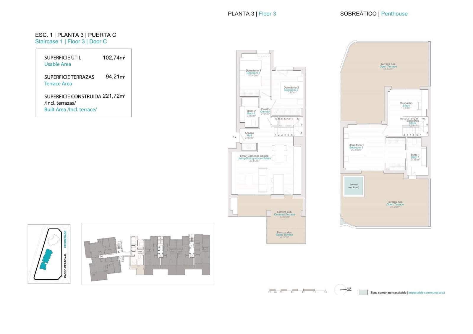 3 quarto Penthouse para venda em La Villajoyosa / Vila Joiosa com piscina - 730 000 € (Ref: 7604682)