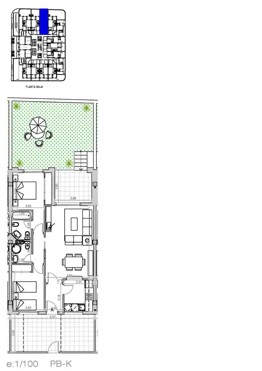 2 sovrum Lägenhet till salu i Orihuela Costa med pool garage - 186 500 € (Ref: 8869920)