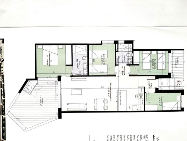 4 camera da letto Appartamento in vendita in Benijófar con piscina - 328.000 € (Rif: 8926530)