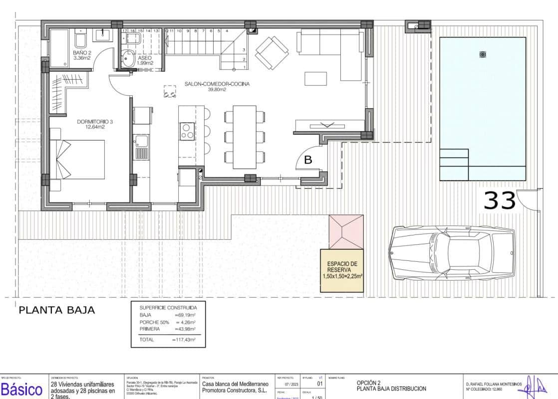 3 bedroom Villa for sale in Orihuela with pool - € 415,000 (Ref: 9780843)