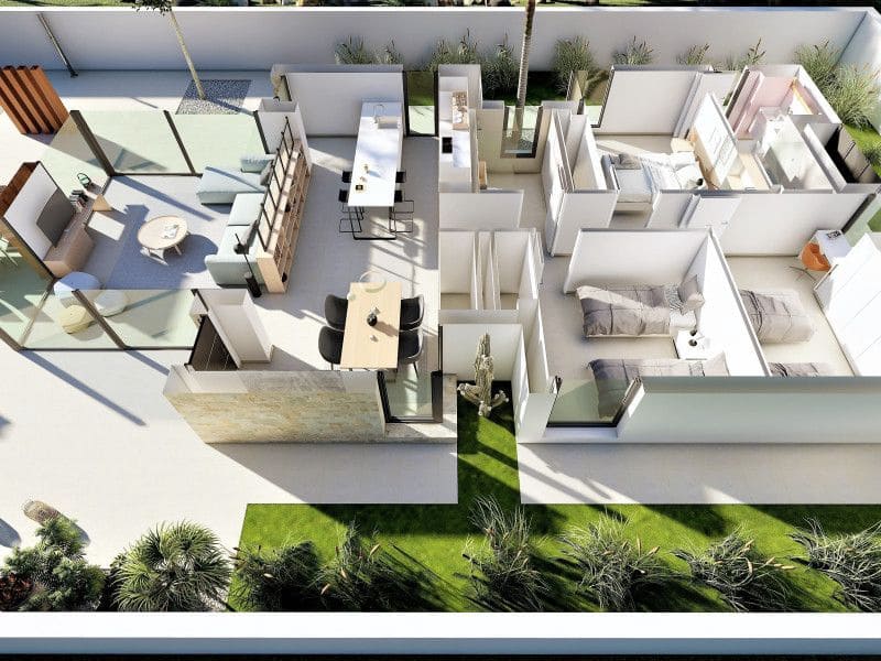 Chalet de 3 habitaciones en San Fulgencio en venta con piscina garaje - 660.000 € (Ref: 9780881)