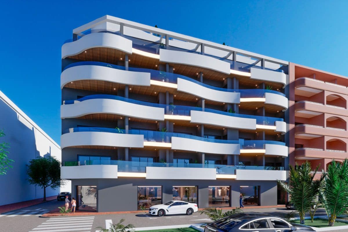 2 quarto Apartamento para venda em Torrevieja com piscina - 319 000 € (Ref: 9780898)