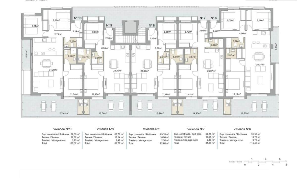 2 quarto Apartamento para venda em Pilar de la Horadada com piscina - 269 000 € (Ref: 9780938)