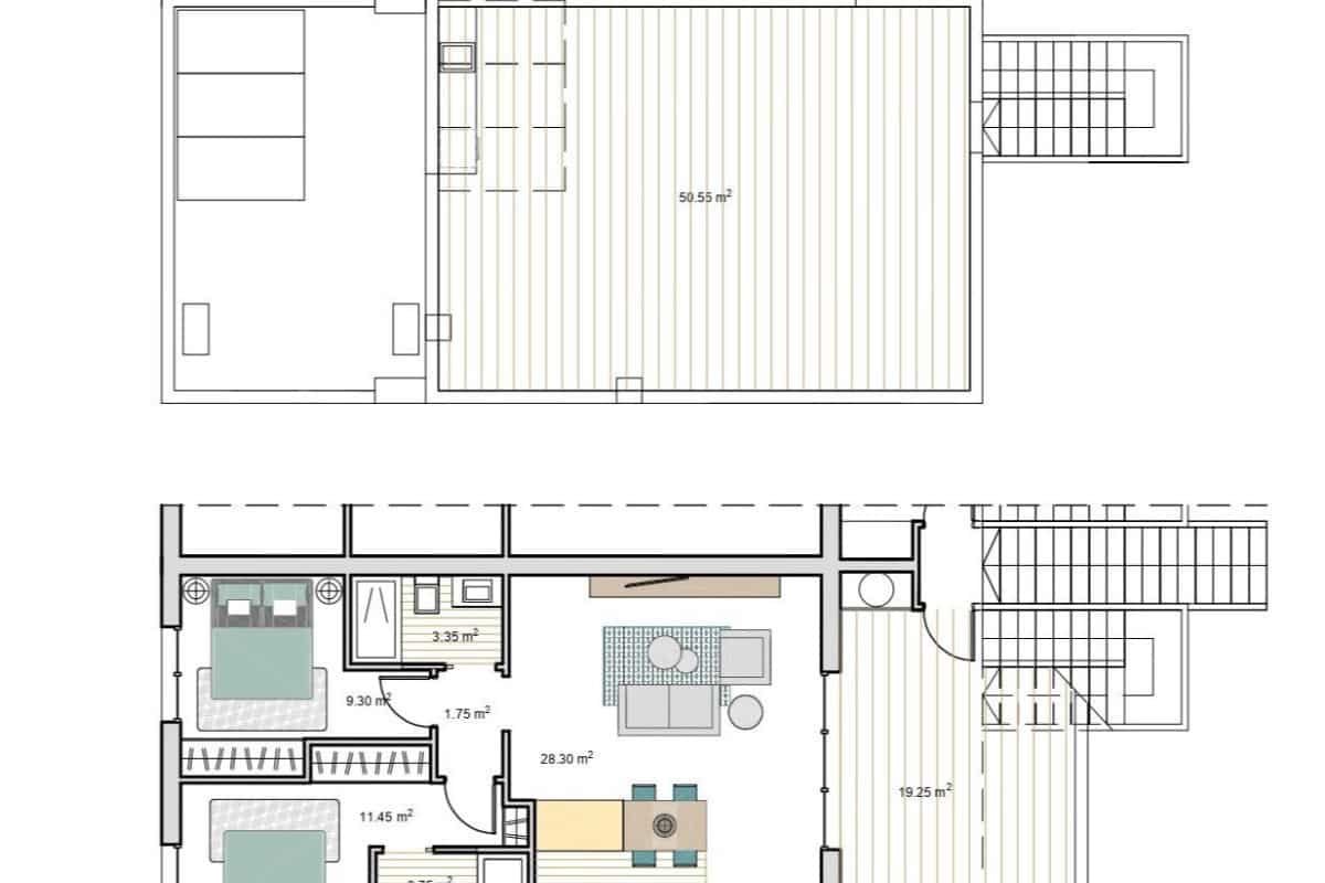 2 slaapkamer Appartement te koop in Roldan met zwembad - € 238.000 (Ref: 9780954)