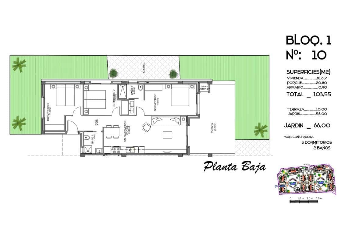 2 sypialnia Apartament na sprzedaż w El Raso z basenem garażem - 225 000 € (Ref: 9780955)