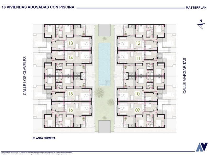 3 chambre Bungalow à vendre à San Pedro del Pinatar avec piscine - 225 000 € (Ref: 9781051)
