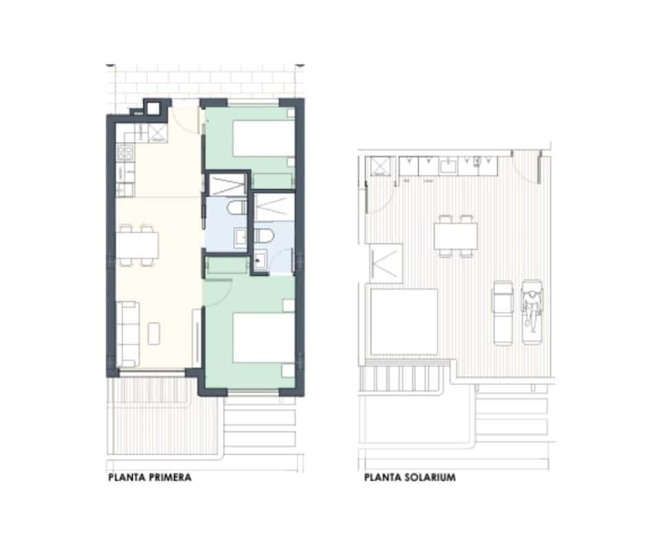 2 sypialnia Apartament na sprzedaż w Torrevieja z basenem - 334 000 € (Ref: 9781077)
