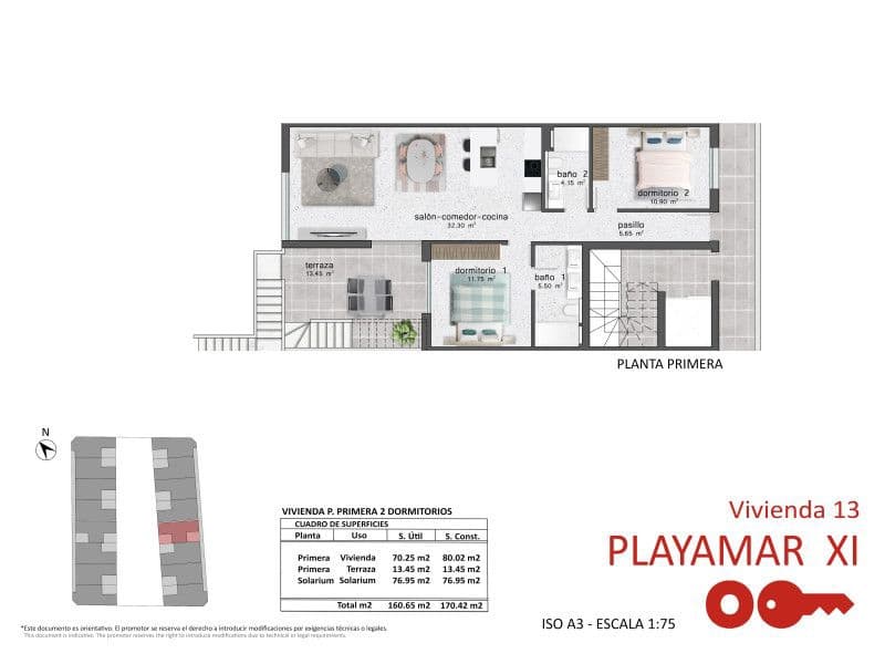 3 slaapkamer Appartement te koop in Pilar de la Horadada met zwembad garage - € 304.900 (Ref: 9943643)