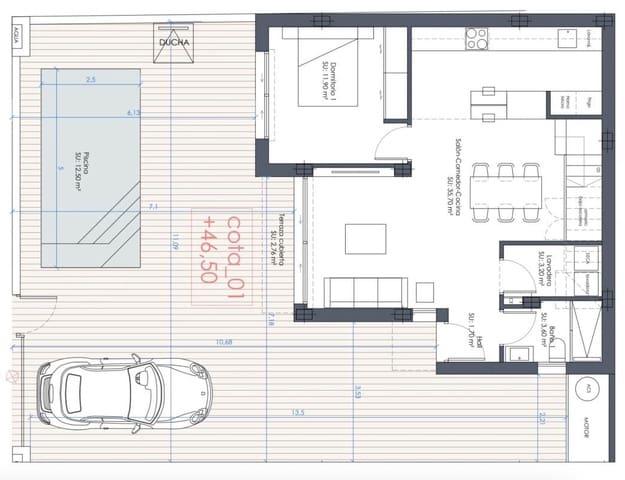 3 soveværelse Rækkehus til salg i Benijófar med swimmingpool - € 465.000 (Ref: 9995777)