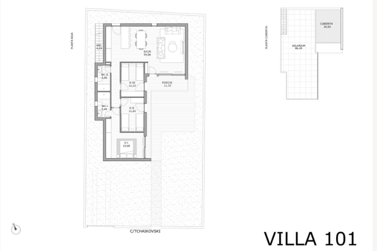 3 soveværelse Villa til salg i San Miguel de Salinas med swimmingpool - € 429.900 (Ref: 9995778)