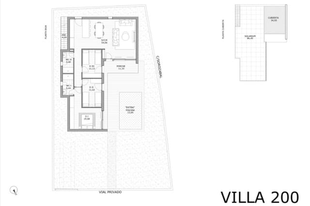3 soveværelse Villa til salg i San Miguel de Salinas med swimmingpool - € 429.900 (Ref: 9995778)