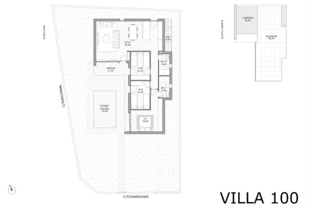 3 soveværelse Villa til salg i San Miguel de Salinas med swimmingpool - € 429.900 (Ref: 9995778)