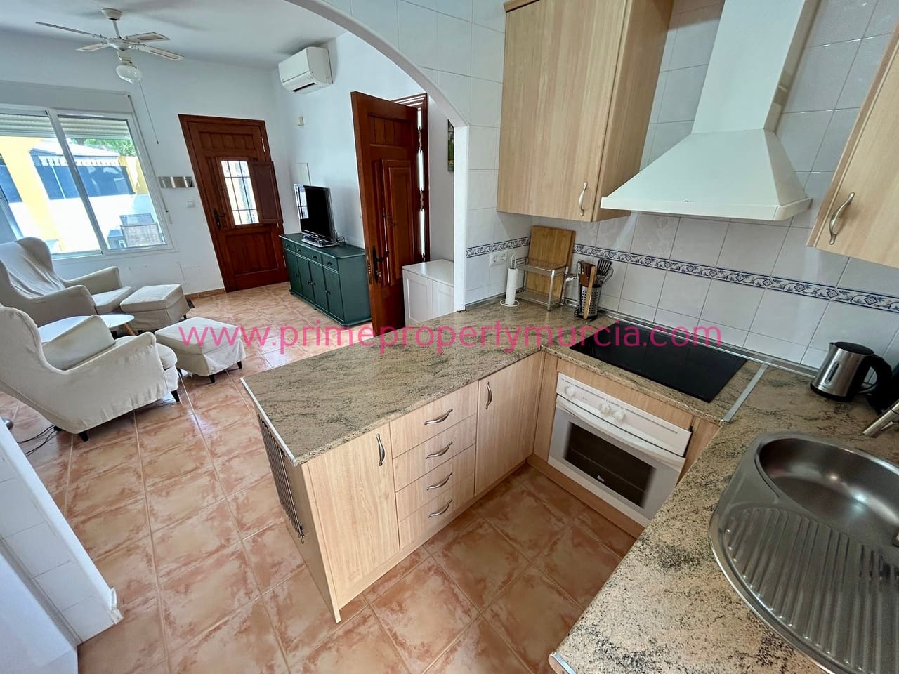 2 bedroom Semi-detached Villa for sale in Mazarron with pool garage - € 195,000 (Ref: 10148151)