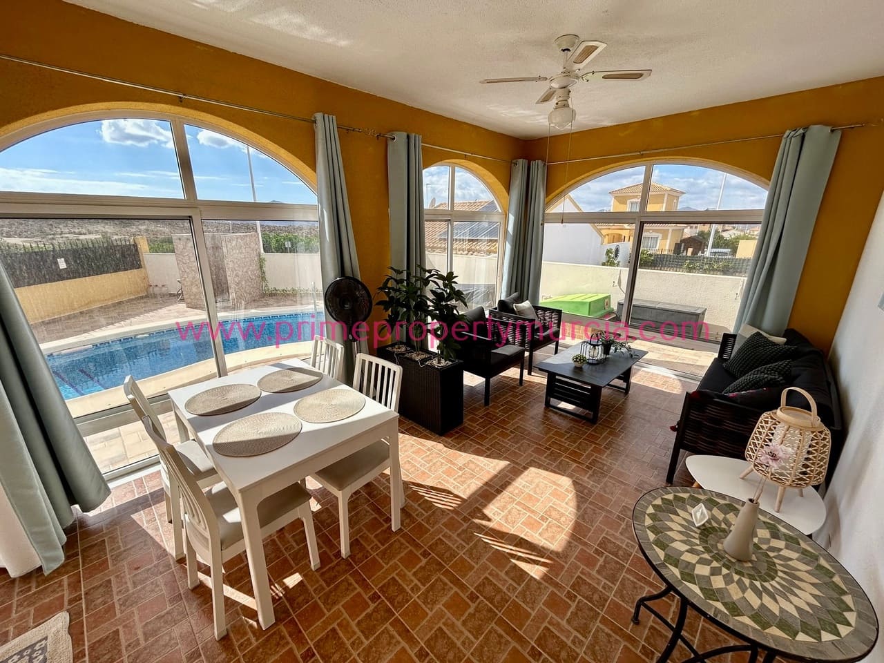 2 bedroom Semi-detached Villa for sale in Mazarron with pool garage - € 195,000 (Ref: 10148151)