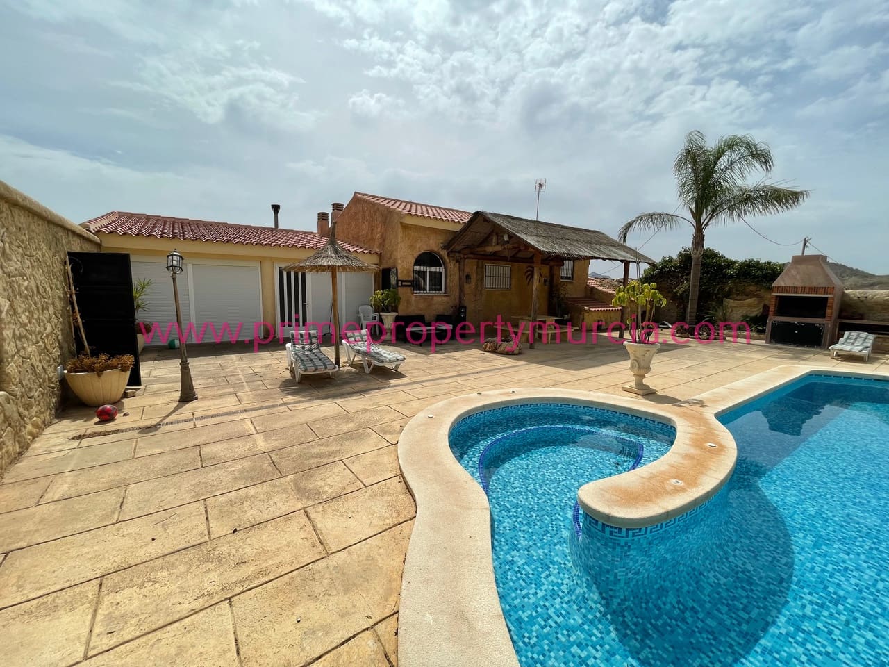 4 bedroom Finca/Country House for sale in Mazarron with pool garage - € 365,000 (Ref: 7078101)